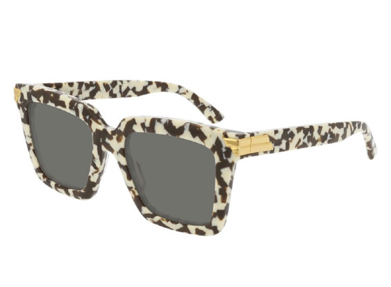 Bottega Veneta BV1005S 006 Brown Ivory/Grey