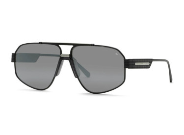 Philipp Plein SPP106M 541X Black/Smoke Silver Mirror