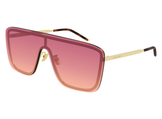 Saint Laurent SL364MASK 008 Gold/Orange