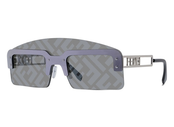 Fendi FE40023U 16C Palladium/Smoke Mirror with FF Pattern