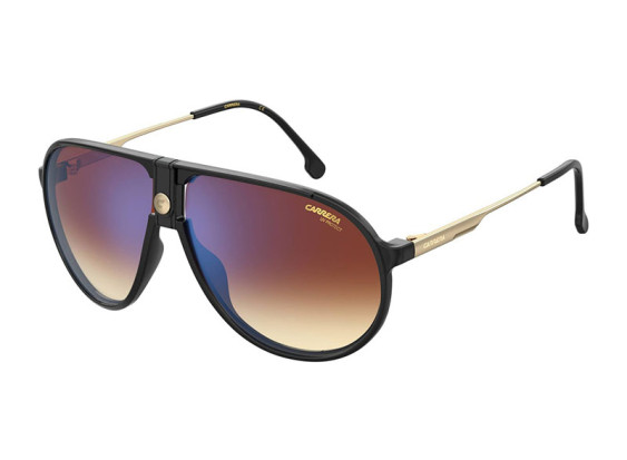 Carrera CARRERA1034/S 02M2A8 Black/Gold/Brown Gradient Blue Mirror