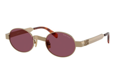 Miu Miu MUB51S 7OE30Y Brass/Dark Violet