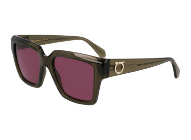 Salvatore Ferragamo SF2014S 320 Transparent Khaki/Green