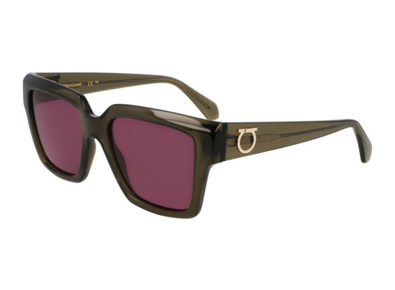 Salvatore Ferragamo SF2014S 320 Transparent Khaki/Green