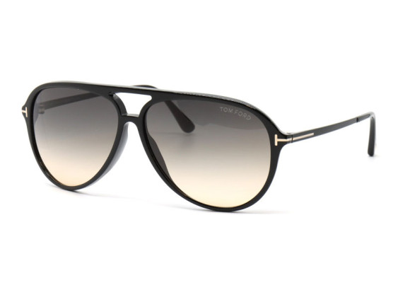 Tom Ford FT0909 01B Shiny Black/Gradient Grey