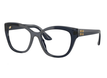 Miu Miu MU05XV 08Q1O1 Blue Transparent 54mm