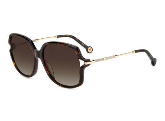 Carolina Herrera HER 0132/G/S 0086 HA Havana/Gold/Brown Gradient