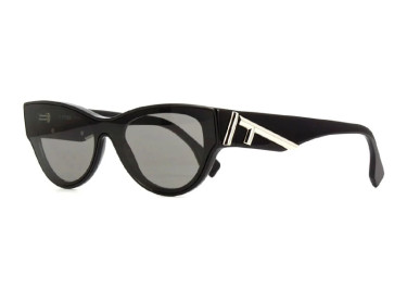 Fendi FE40135I 01A Shiny Black/Smoke