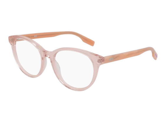 McQueen MQ0308O 008 Transparent Pink 52mm