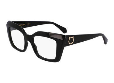Salvatore Ferragamo SF3008 001 Shiny Black 50mm