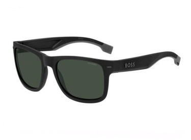 Hugo Boss BOSS 1496/S 0O6W 55 Matte Black/Green Polarized