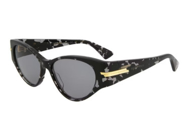 Bottega Veneta BV1002S 002 Black Havana/Grey