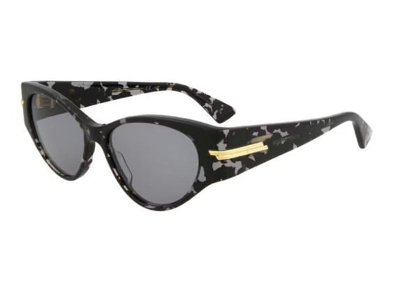 Bottega Veneta BV1002S 002 Black Havana/Grey