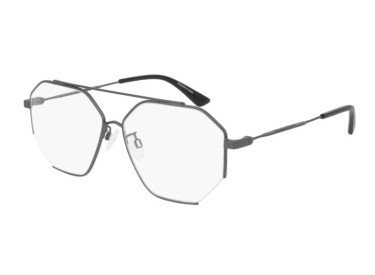 Alexander McQueen MQ0261OA 001 Ruthenium 57mm