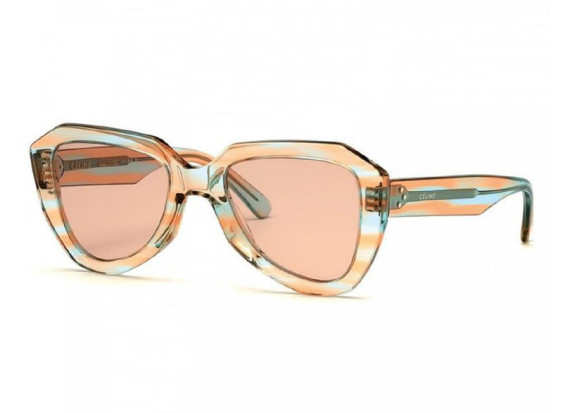 Celine CL40046U 55S Transparent Multicolor/Pink