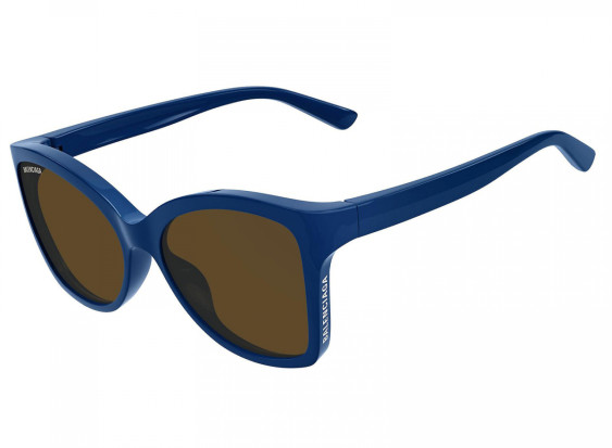 Balenciaga BB0150S 007 Blue/Brown