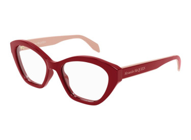 Alexander McQueen AM0360O 004 Red 52mm