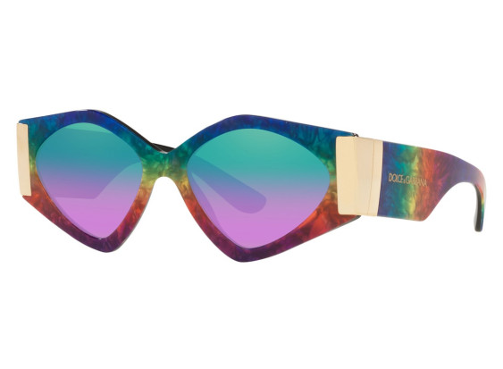 Dolce & Gabbana DG4396 3327P1 Rainbow / Dark Brown Mirror Rainbow