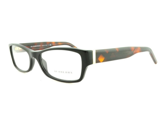 Burberry BE2094 3449 Black/Havana 54mm