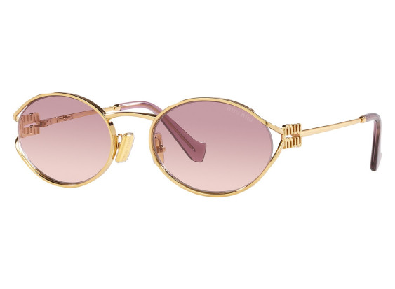 Miu Miu MU52YS 5AK06S Gold/Brown Gradient Violet