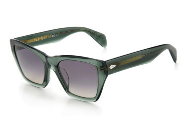 Rag & Bone RNB1046/G/S 01ED PR Transparent Green/Grey Gradient