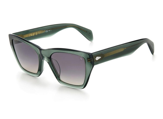 Rag & Bone RNB1046/G/S 01ED PR Transparent Green/Grey Gradient