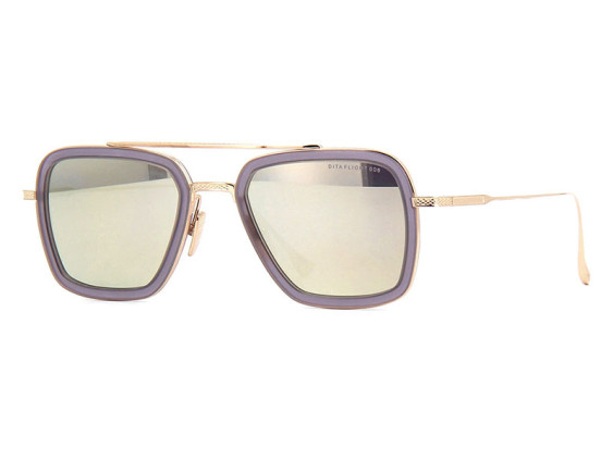 Dita FLIGHT-006-7806-C Matte Grey/12K Gold/Dark Grey With Milky Gold Mirror