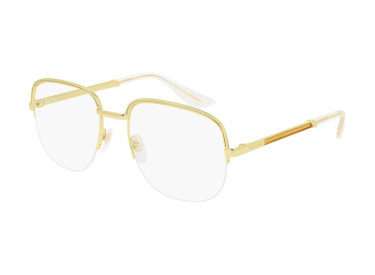Gucci GG0777S 001 Gold/Transparent