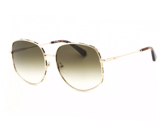 Salvatore Ferragamo SF277S 723 Gold/Havana/Grey Green Gradient