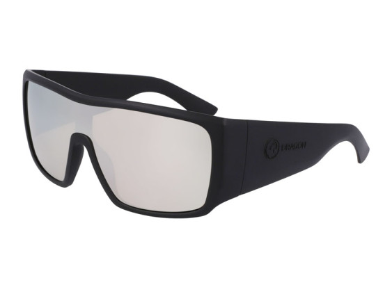 Dragon DR ROCKER LL ION 019 Shiny Black/Silver Mirror