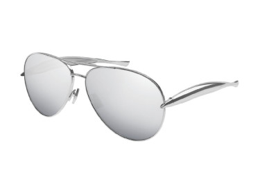 Bottega Veneta BV1305S 003 Silver/Grey Silver Mirror