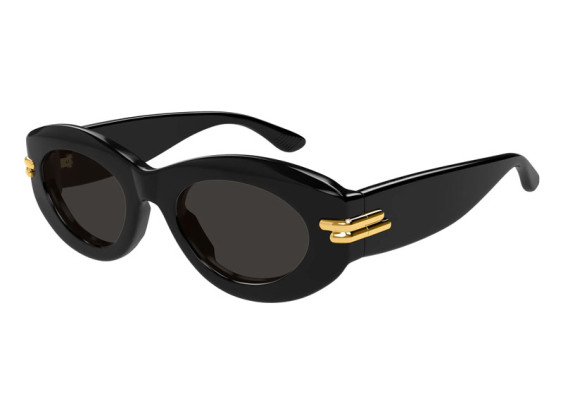 Bottega Veneta BV1322S 001 Shiny Black/Grey