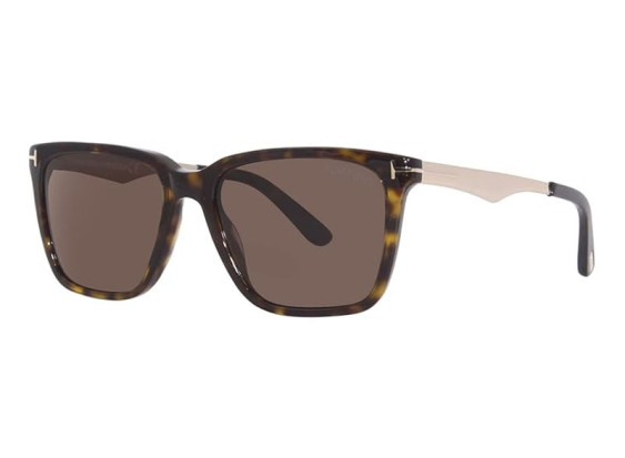 Tom Ford FT0862 52E Shiny Classic Dark Havana/Brown