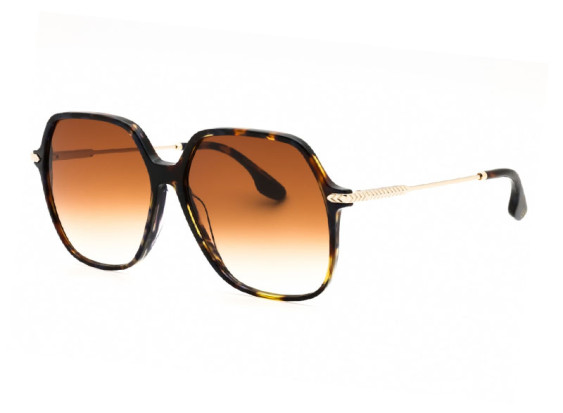 Victoria Beckham VB631S 418 Havana/Blue/Brown Gradient