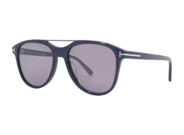 Tom Ford FT1098 90C Shiny Blue/Smoke Mirror