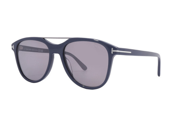 Tom Ford FT1098 90C Shiny Blue/Smoke Mirror