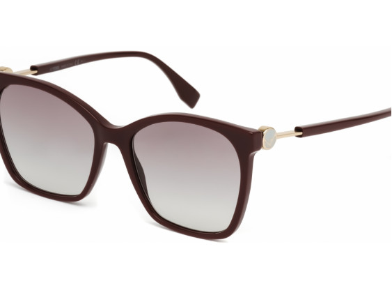 Fendi FF0344/S 00T7 9O Plum/Grey Gradient