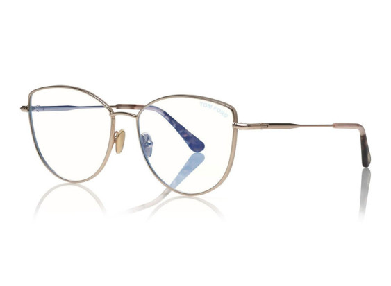 Tom Ford TF5667-B 028 Rose Gold/Vintage Rose Havana 55mm