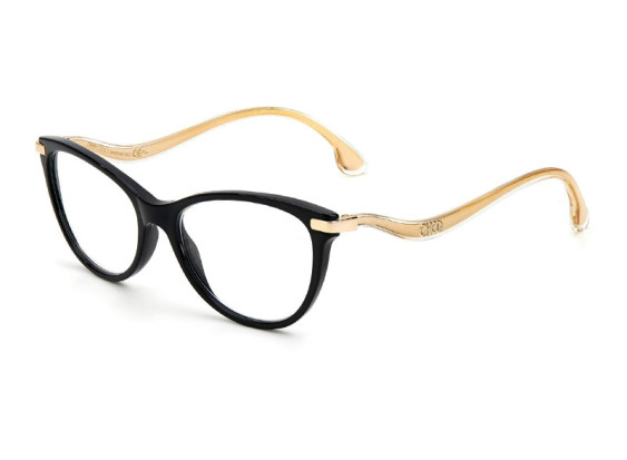 Jimmy Choo JC258 0807 00 Shiny Black/Gold 54mm