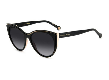 Carolina Herrera HER 0142/S 0KDX 9O Shiny Black/Nude/Dark Grey Gradient
