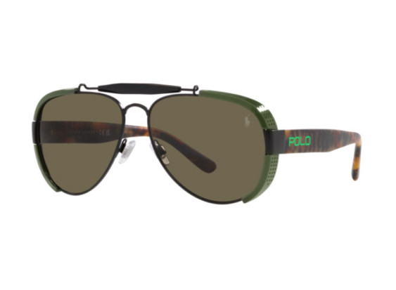 Polo Ralph Lauren PH3129 5001/3 Matte Black/Green/Brown