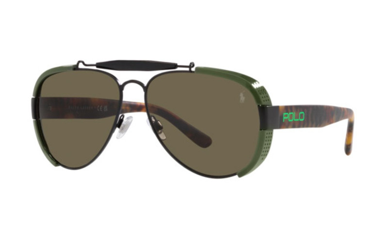 Polo Ralph Lauren PH3129 5001/3 Matte Black/Green/Brown