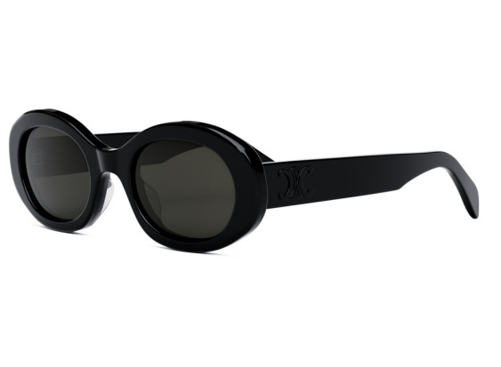 Celine CL40194U 05A Solid Black/Dark Smoke