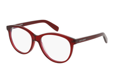 Saint Laurent SL163 004 Shiny Burgundy 53mm