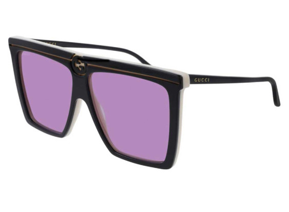 Gucci GG0733S 004 Black/Purple