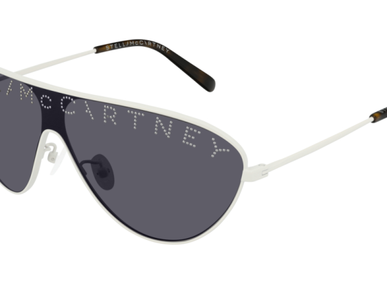Stella McCartney SC0195S 003 White/Smoke