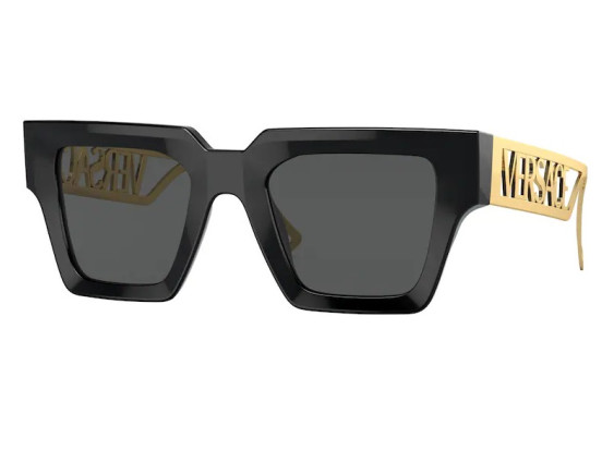 Versace VE4431F GB1/87 Black/Gold/Dark Grey