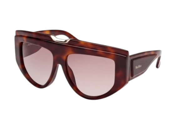 Max Mara MM0083 52F Dark Havana/Brown Gradient