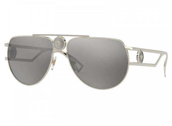 Versace VE2225 12526G Pale Gold/Light Grey Mirror Silver