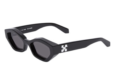 Off-White OERI144 HILO 1007 Shiny Black/Dark Grey
